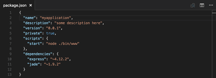 JSON code in Visual Studio